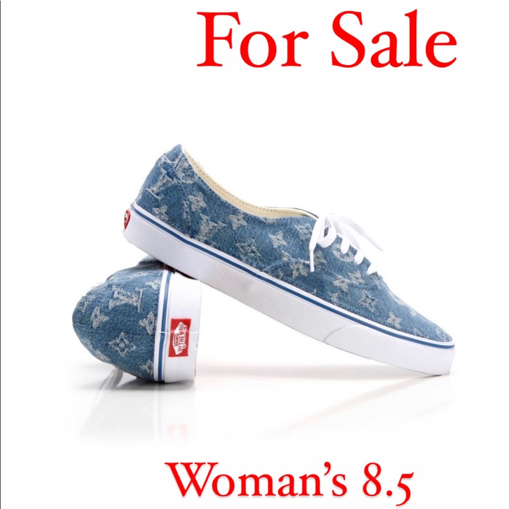Custom LV Supreme Vans